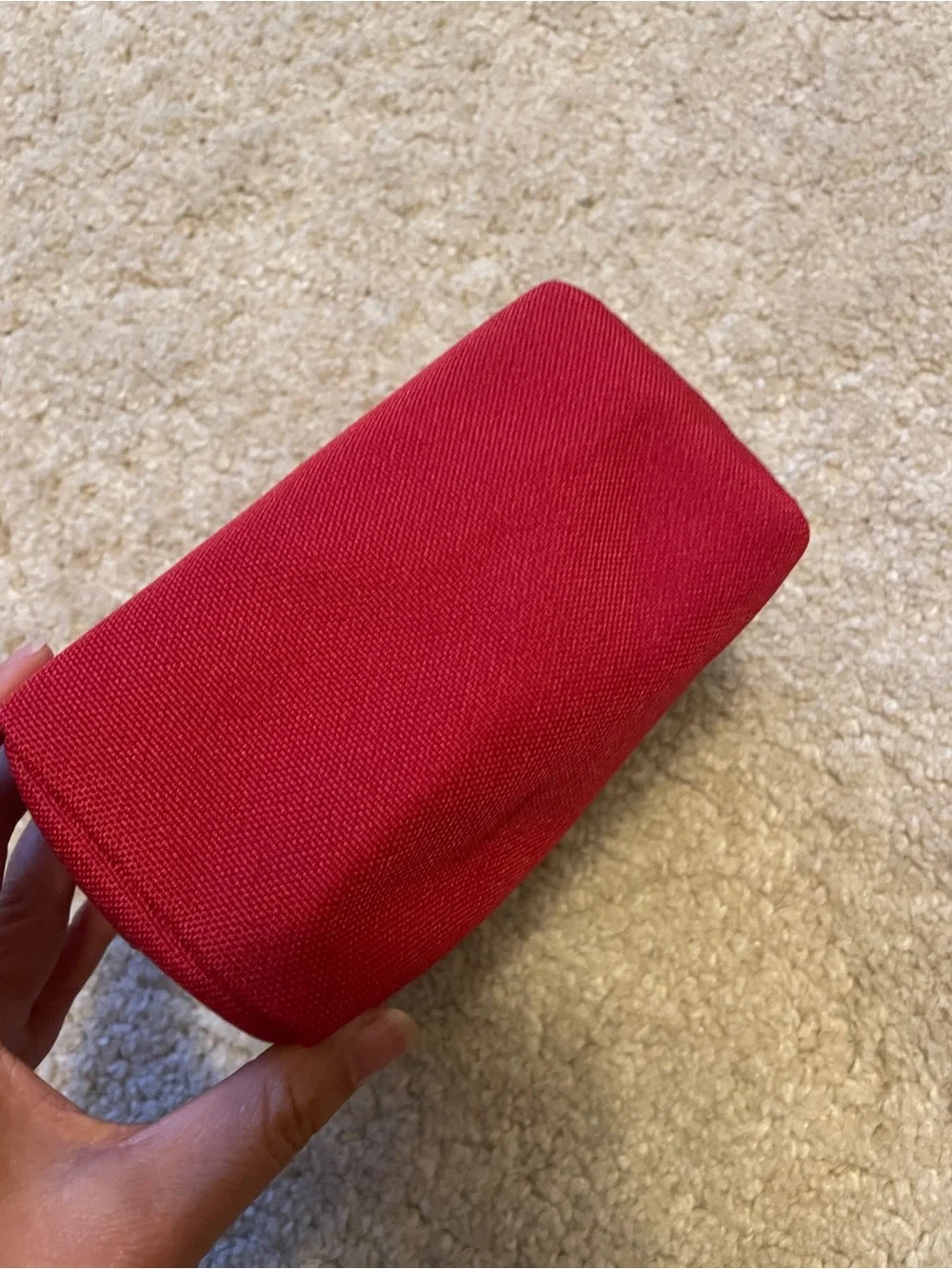 New! Christian Dior Red makeup Cosmetic Pouch Bag